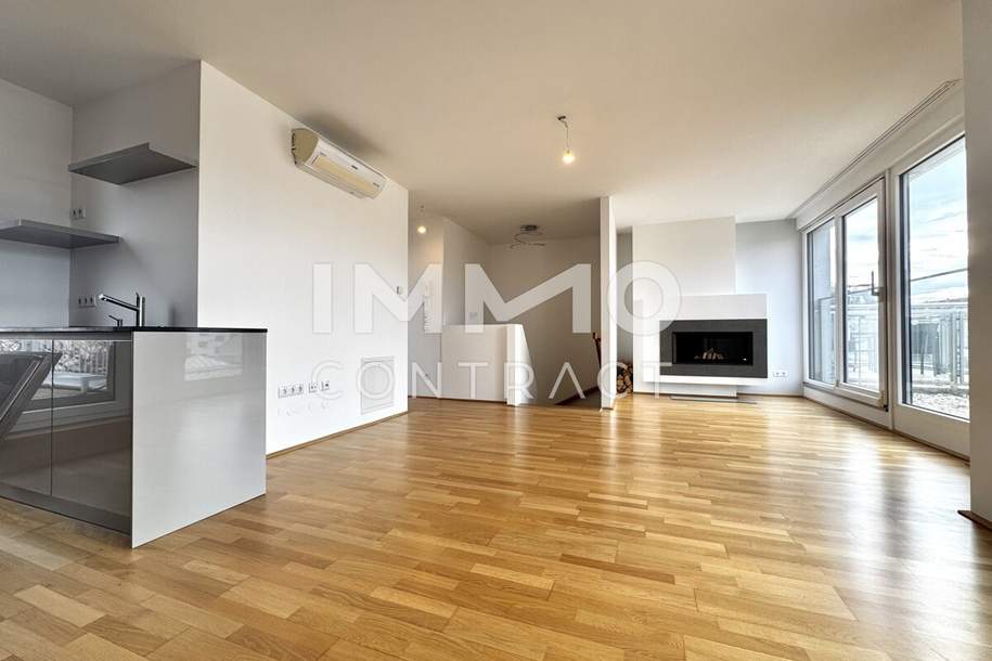Urbaner Luxus: Maisonette mit Weitblick, Kamin und lichtdurchfluteten Räumen, Wohnung-miete, 2.495,00,€, 1050 Wien 5., Margareten
