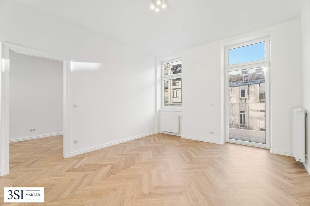 Erstbezug nach Sanierung: Altbau-Charme trifft modernen Wohnkomfort mit Balkon