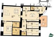 Traumhafte 5-Zimmer Altbauwohnung mit Balkon beim Rochusmarkt