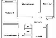Sanierte 4-Zimmer Familienwohnung mit Loggia und Parkplatz - Übernahme der Küche möglich