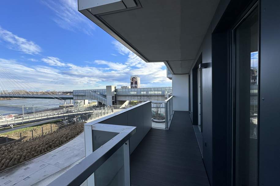 LUXUS MIT DONAUBLICK: Exklusive 4-Zimmer-Wohnung im Marina Tower mit perfektem Schnitt, Wohnung-miete, 2.370,54,€, 1020 Wien 2., Leopoldstadt