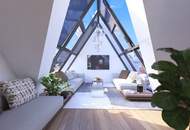 Einmalige Dachgeschosswohnung am Naschmarkt – Mit Vision veredelbar zum 215 m² PENTHOUSE-Juwel mit einmaligen 360°-Blick über Wien