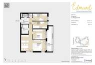 EDMUND_BAUBEGINN! helle und gut aufgeteilte 4 Zimmerwohnung mit Loggia