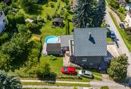 Vielseitiges Wohnhaus mit Garten, Pool &amp; Ausblick – Ruhelage in Eichgraben