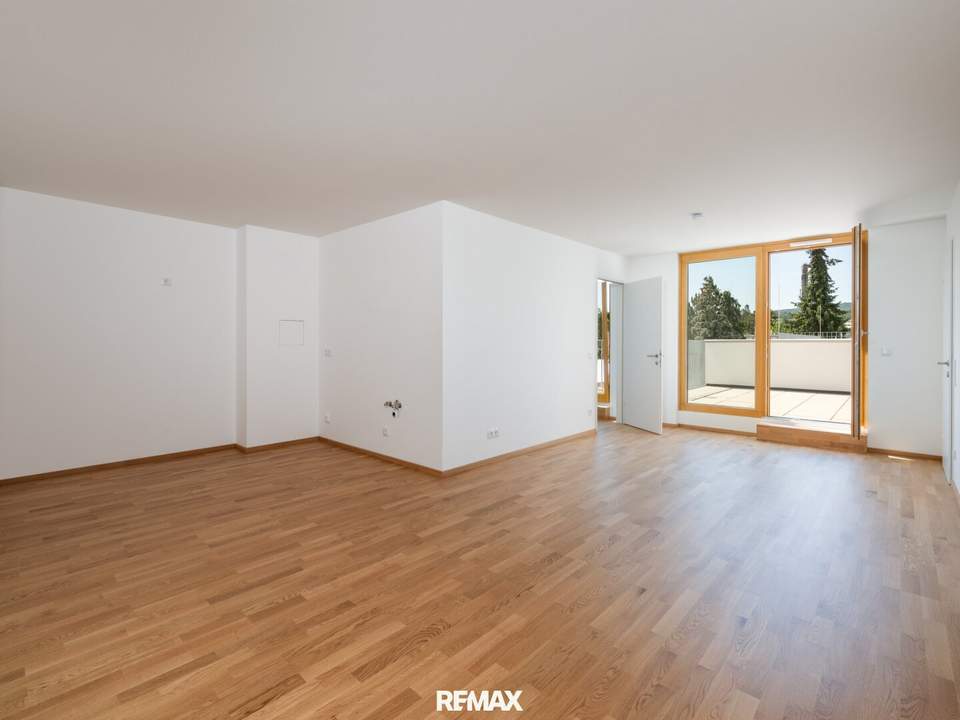 Provisionsfreie 4-Zimmer-Wohnung mit Terrasse auf Wohnebene, Erstbezug !
