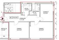 Urban Living pur: Zentral begehbare Neubauwohnung im Top-Zustand bei der Mariahilfer Straße &amp; Schwendermarkt &amp; nahe Schönbrunn!