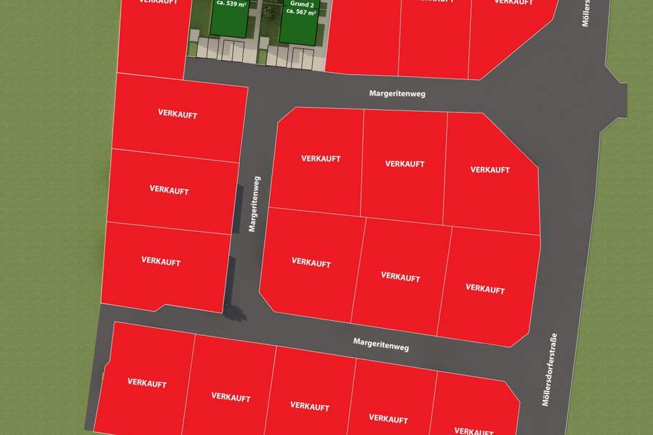 ++ BAURECHTSGRUNDSTÜCKE ++ Nur noch 2 verfügbar, Grund und Boden-kauf, 120.000,€, 2514 Baden