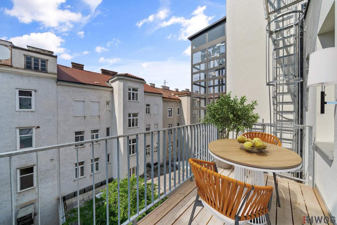 Perfekt geplante 3-Zimmer Altbauwohnung mit Balkon nahe dem Augarten | Top 2/9