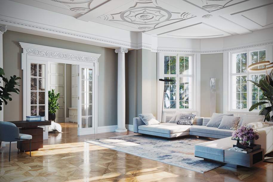 Palais Pick inkl. Pool: Ein Wohnjuwel der Extraklasse: Wo architektonisches Erbe auf modernen Luxus trifft, Wohnung-kauf, 1190 Wien 19., Döbling