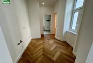 Altbau-Charme - topsanierte Wohnung in begehrter Lage - Nähe Vorgartenmarkt. Bewilligter Balkon. - WOHNTRAUM