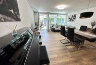 DORNBIRN-Gartenwohnung/Terrassenwohnung, ca. 57 m2 plus beheizter, ganzjährig nutzbarer Wintergarten ca. 19 m2, wie ein 2. Wohnzimmer, inkl. 1 TG, direkter Zweit-Zugang über die Terrassenanlage, verschließbares Gartentor.