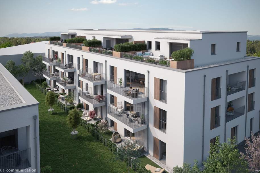 WOHNEN MIT SCHÖN | DORF | BLICK | Top A.06 OG 1 | Zentrumsnah und leistbar., Wohnung-kauf, 199.300,€, 4840 Vöcklabruck