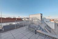 MAI-HIGH-SONETTE >> Moderne Duplex-Wohnung mit lichtdurchfluteten Räumen >> DACHTERRASSE