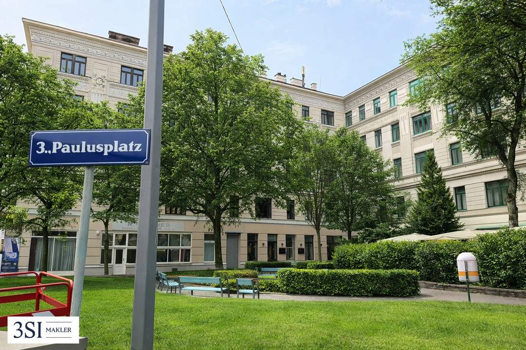 Charmante 1-Zimmer-Wohnung mit Grünblick im beliebten Teil des 3. Bezirks