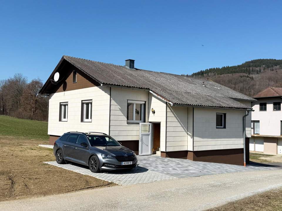 Anpacker gesucht - entkerntes Einfamilienhaus in Laimbach am Ostrong!