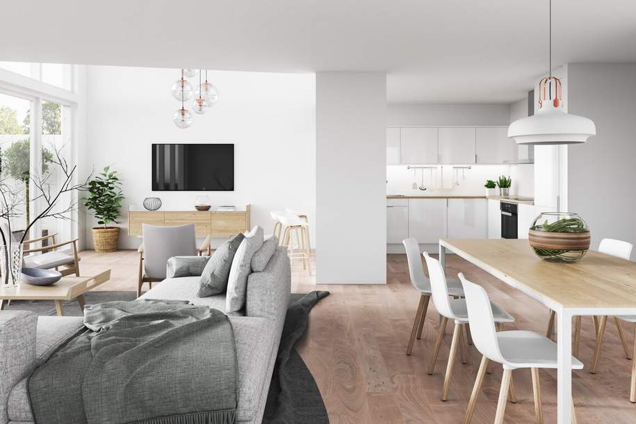 Erstbezug! Möblierter, vollsanierter 4-Zimmer Neubau in Grinzing, Wohnung-kauf, 1.079.000,€, 1190 Wien 19., Döbling