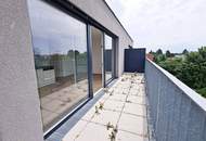 GRÜNBLICK, RUHELAGE, sonniges 46 m2 Dachgeschoß mit 20 m2 Terrasse, 2 Zimmer, Komplettküche, Wannenbad, Lavendelweg