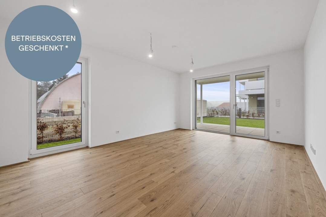 OSTERAKTION! Provisionsfreie, ansprechende 3-Zimmer-Gartenwohnung mit offenem Wohn-/Essbereich | Sonnenterrasse