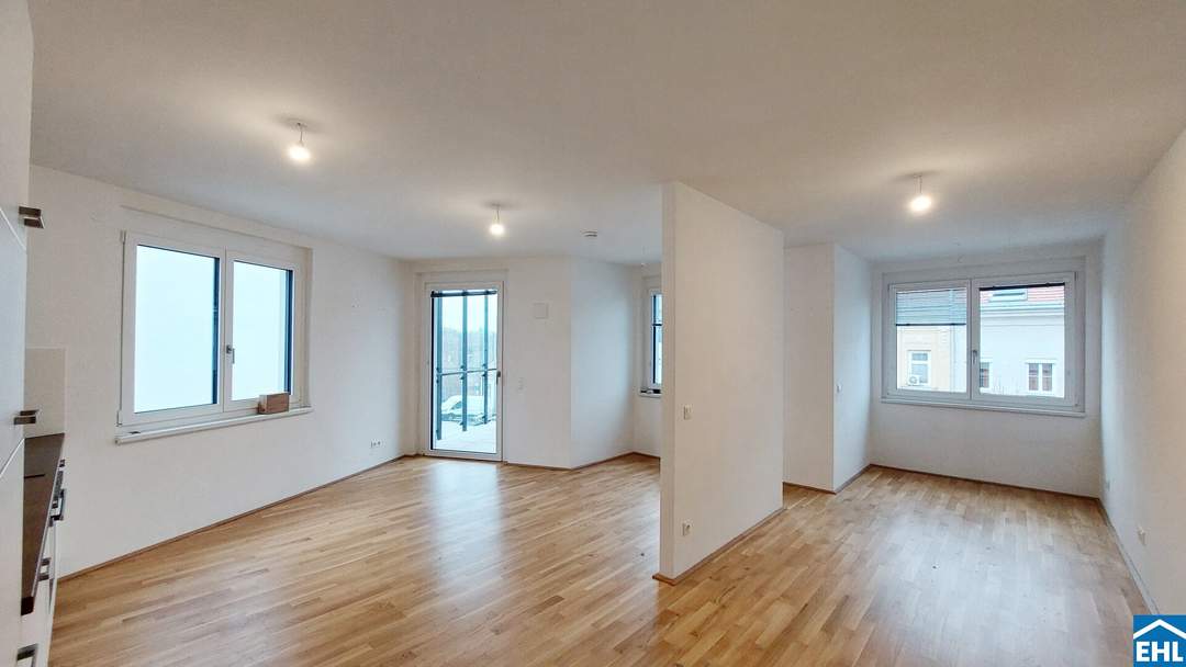 Moderne 1,5-Zimmer-Wohnung mit Balkon!