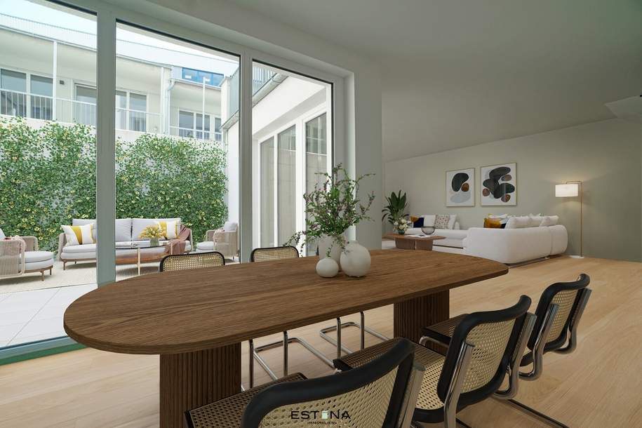 Stilvolle Maisonette mit lauschigem Atrium - Nähe U4 Station Unter Sankt Veit, Wohnung-kauf, 790.000,€, 1140 Wien 14., Penzing
