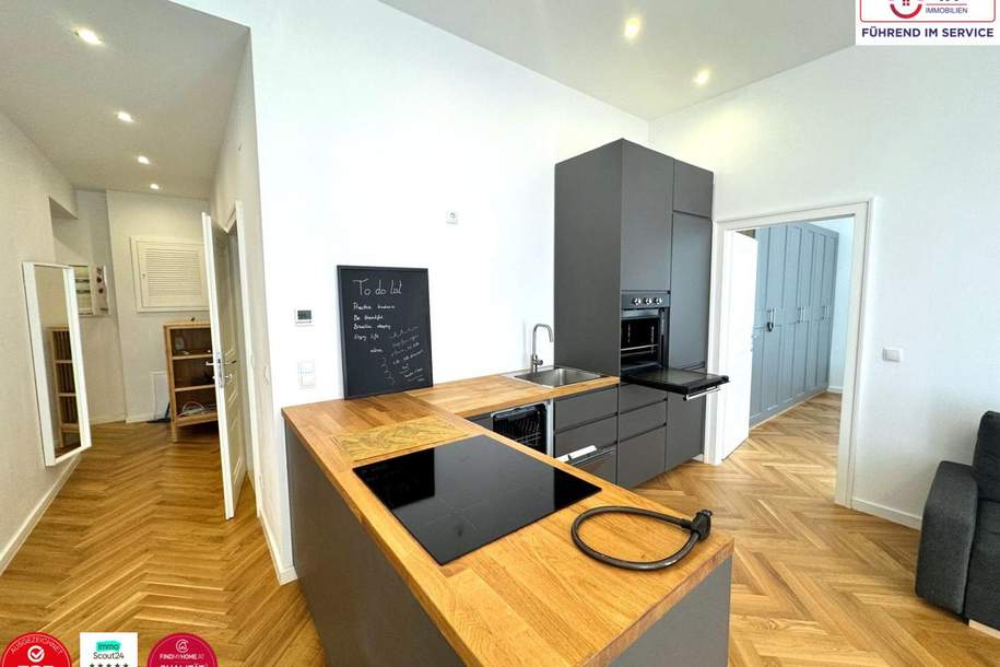 Eleganter Altbau trifft modernen Wohnkomfort – sanierte 2-Zimmer-Wohnung nahe Donauinsel, Wohnung-kauf, 249.000,€, 1200 Wien 20., Brigittenau