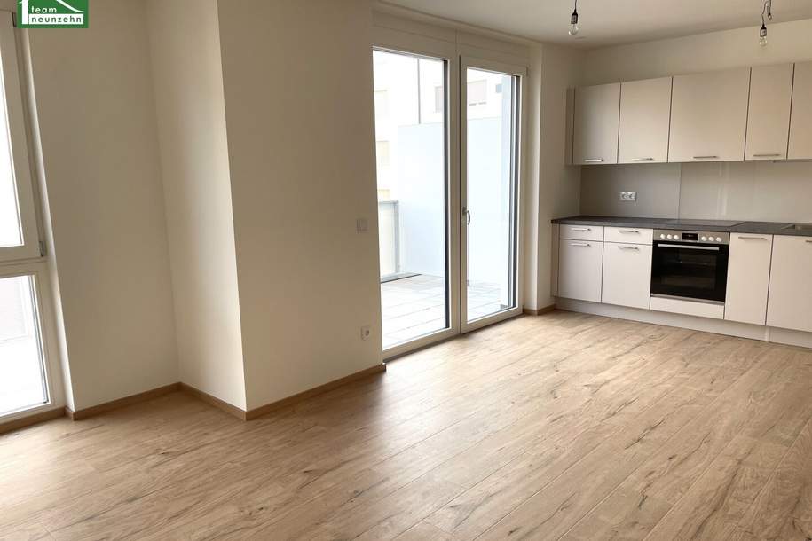 POG 83 - Hochwertige Neubau-Wohnung mit großer Terrasse nahe Gewerbepark Stadlau! Ab 01.02.2026!, Wohnung-miete, 830,00,€, 1220 Wien 22., Donaustadt