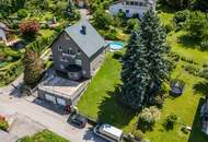 Vielseitiges Wohnhaus mit Garten, Pool &amp; Ausblick – Ruhelage in Eichgraben