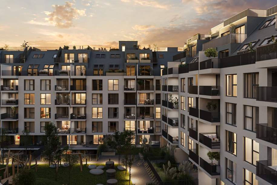 Grand Garden: Hofjuwel & Dachträume – ein Ensemble der Extraklasse, Wohnung-kauf, 212.800,€, 1160 Wien 16., Ottakring