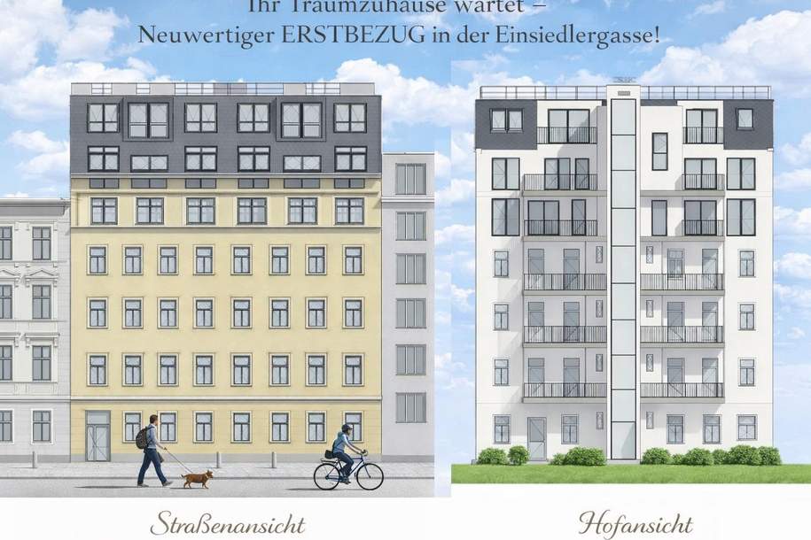 Ihr Traumzuhause wartet – Neuwertiger ERSTBEZUG in der Einsiedlergasse!, Wohnung-kauf, 649.000,€, 1050 Wien 5., Margareten