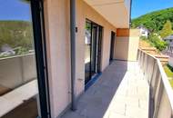 Ein Platz, der mehr kann als wohnen. Geniale Neubauwohnung mit WOW-Effekt! Riesiger Balkon und Terrasse + Privater Dachgarten + Grün wohin das Auge reicht + Luftwärmepumpe!