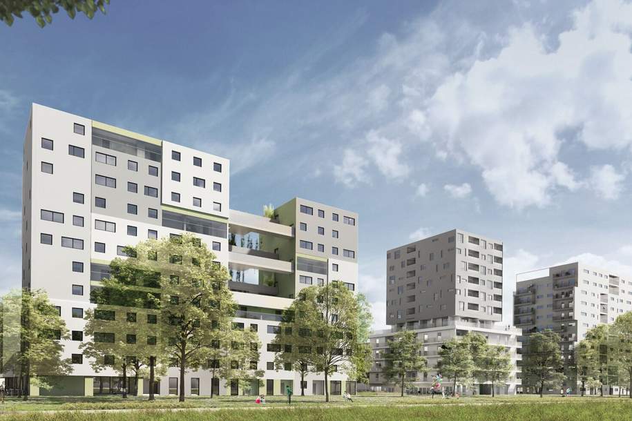 Charmante 2-Zimmer-Wohnung mit Loggia in 1210 Wien, Wohnung-miete, 492,37,€, 1210 Wien 21., Floridsdorf