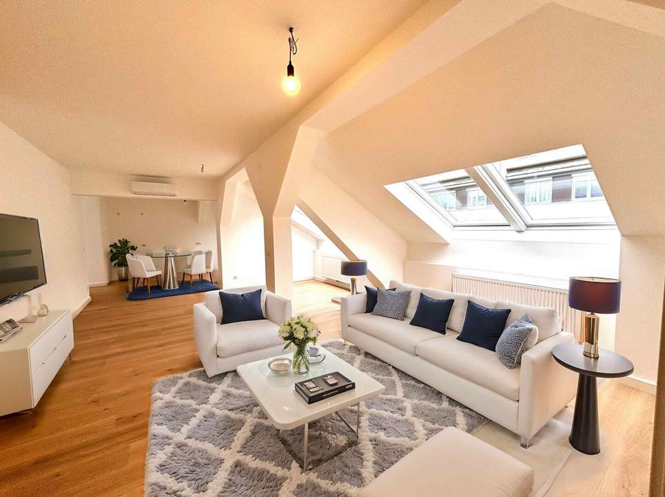 1030! Generalsanierte, klimatisierte DG Wohnung mit Terrasse nahe U3!