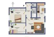 Sehr gepflegte 3-Zimmer-Wohnung im schönen Mürztal!