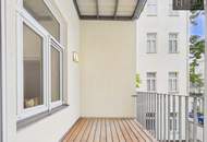 Lichtdurchflutete 3-Zimmer-Wohnung mit Balkon im 2. Bezirk