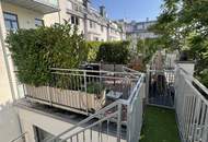TOWNHOUSE Wohnung BEIM AUGARTEN: 3-Zimmer mit Loggia und Dachterrasse