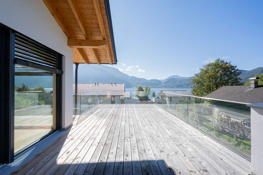 Südseitiges Penthouse mit 4 Zimmern &amp; Terrasse | Fernblick &amp; privater Seezugang, Wohnung-kauf, 991.667,€, 5311 Vöcklabruck