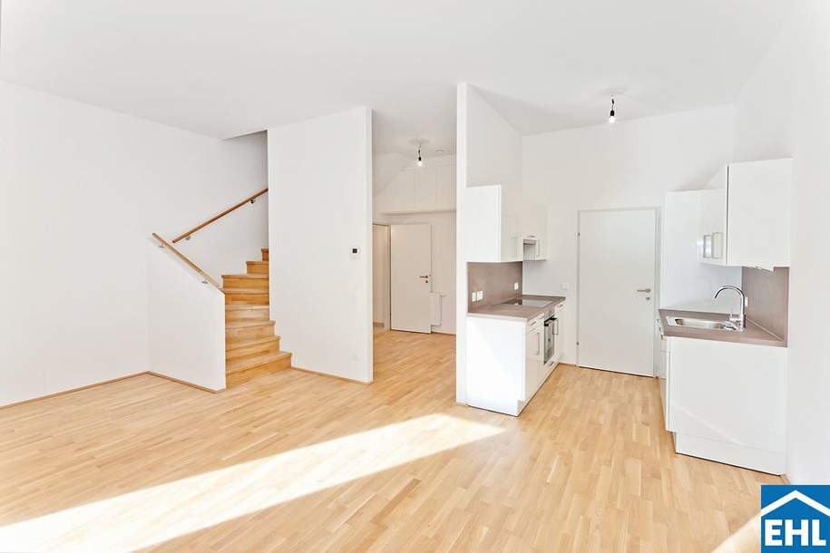 Moderne Maisonettewohnung mit Eigengarten!, Wohnung-miete, 889,00,€, 1210 Wien 21., Floridsdorf