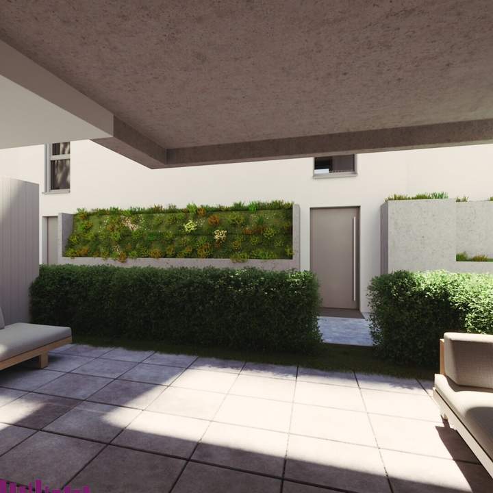 Abkühlen im hauseigenen Pool .... Ihre Traumwohnung mit Terrasse oder Garten und Fernblick Nähe Maurer Wald PROVISIONSFREI !!