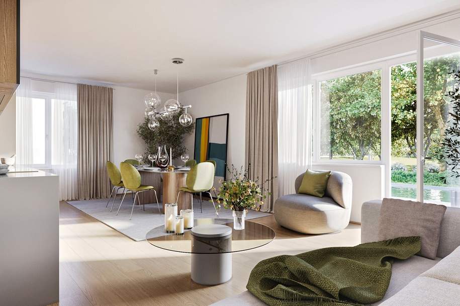 Design trifft Natur: Stilvolle Eigentumswohnungen in Ruhelage, Wohnung-kauf, 709.000,€, 1190 Wien 19., Döbling