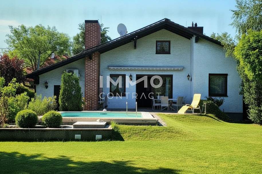 Ankommen, abschalten, wohlfühlen – Wohnen mit Urlaubscharakter: Gepflegter Bungalow in Baden, Haus-kauf, 549.500,€, 2500 Baden