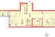 Klimatisierte Neubauwohnung mit hofseitigem Balkon im Dachgeschoss!!!
