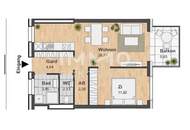ACHTUNG REININGHAUS LETZTER STOCK MIETAKTION 2-ZIMMERWOHNUNG MIT TOP- GRUNDRISS + BALKON + TG-PLATZ