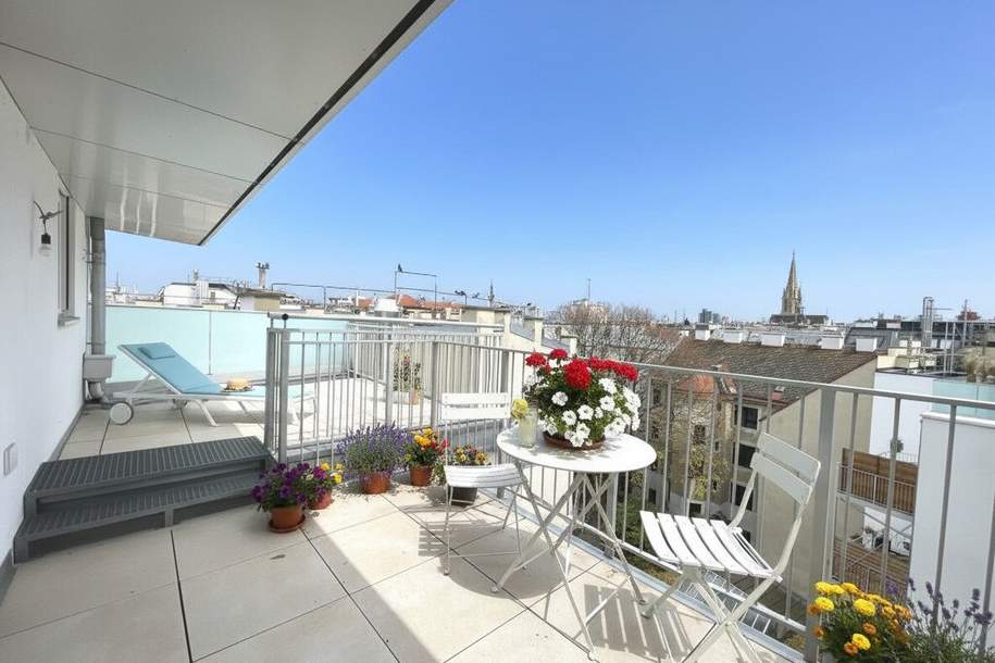 1030! Schöne 3-Zimmer DG-Wohnung mit Terrasse und TRAUMBLICK!, Wohnung-miete, 2.921,94,€, 1030 Wien 3., Landstraße