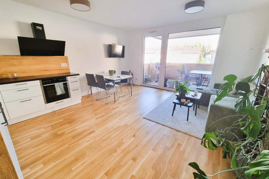 Moderne 3-Zimmer-Wohnung mit Südost-Balkon, Wohnung-miete, 1.290,00,€, 5165 Salzburg-Umgebung