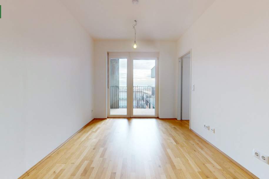 Urbaner Wohnkomfort nahe dem Grazer Stadtzentrum - Moderne 2-Zimmer-Wohnung mit Freifläche im Brauquartier Puntigam!, Wohnung-miete, 599,76,€, 8055 Graz(Stadt)