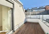 Charmante 2-Zimmer-Dachgeschosswohnung mit Süd-Terrasse und Kühlung nähe Arenbergpark