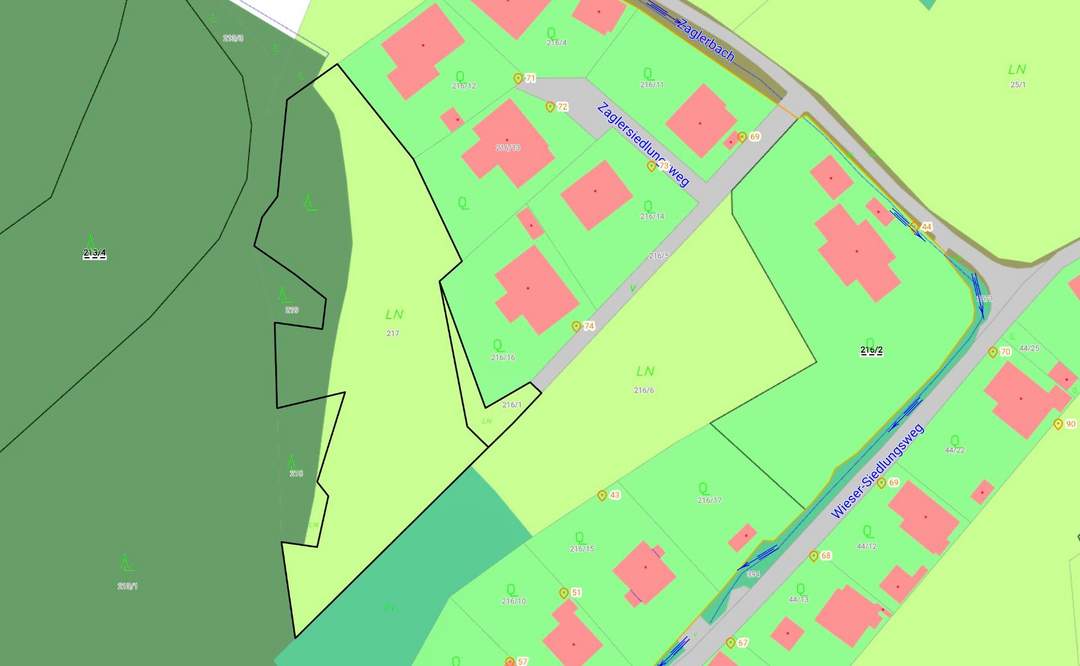 Bauprojekt mit rechtskräftigem Bebauungsplan in Frohnleiten für Bauträger, Investoren und Projektentwickler