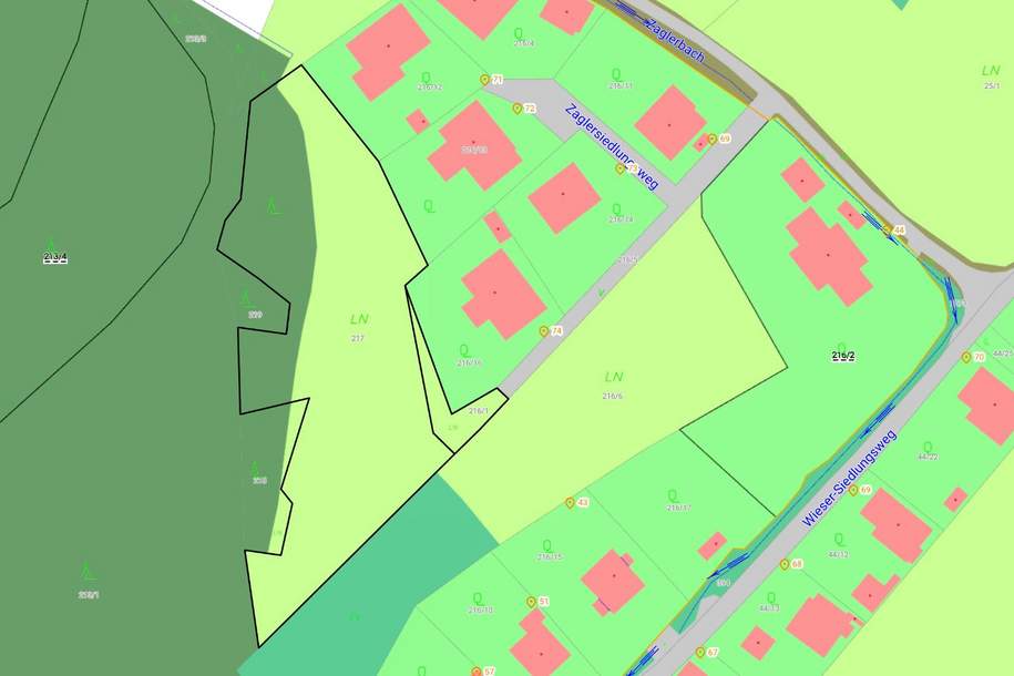 Bauprojekt mit rechtskräftigem Bebauungsplan in Frohnleiten für Bauträger, Investoren und Projektentwickler, Grund und Boden-kauf, 390.000,€, 8130 Graz-Umgebung