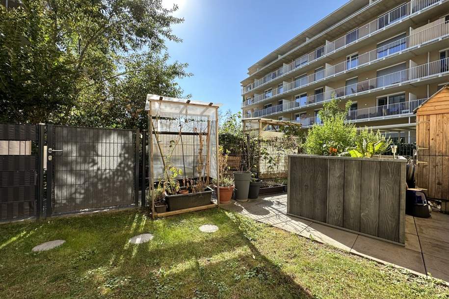 Wohlfühloase mit gemütlichem Garten, 2 Zimmern und TG-Stellplatz nahe Augarten, Wohnung-kauf, 185.000,€, 8020 Graz(Stadt)