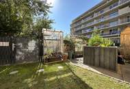 Wohlfühloase mit gemütlichem Garten, 2 Zimmern und TG-Stellplatz nahe Augarten